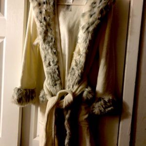 Pottery Barn Teen Faux Hoodie Robe